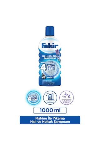 Fakir Nano Teknoloji ile Lavantalı Makine Halı ve Koltuk Şampuanı 1 L