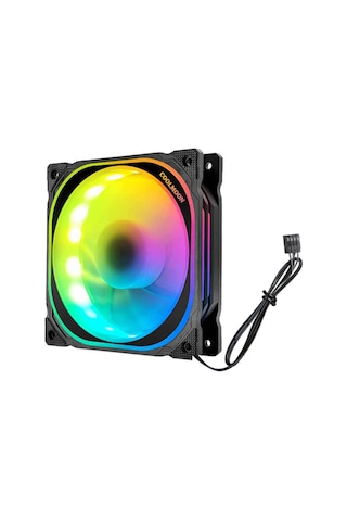 Coolmoon Xuanyue Rgb 12Cm Kasa Fanı 4Pin Pwm Işıklı Kablo50Cm