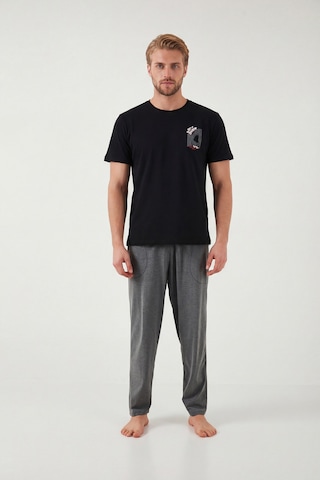 Buratti Erkek Pijama Takımı 6096160 Siyah Siyah