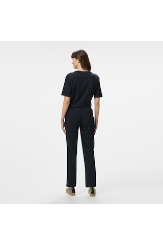Nautica Kadın Siyah Relaxed Fit Pantolon Düz 55p718t Siyah