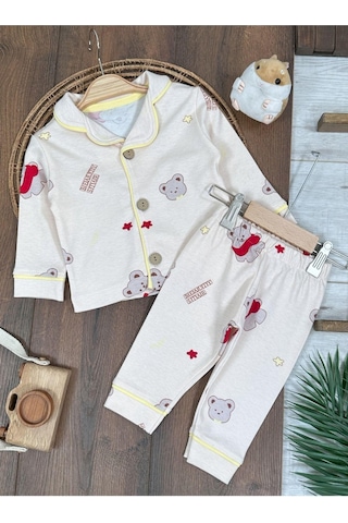Bebek Ve Çocuk Pijama Takımı 4bb2 Bej