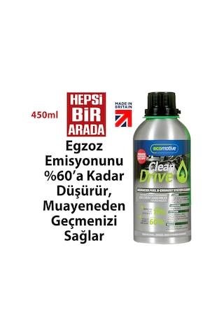 Cleandrive Dizel Partikül Filtre-Egr-Enjektör-Sensör Temizleyici