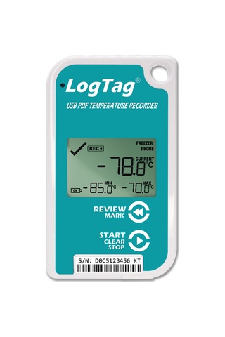 Logtag Trel30-16u Çok Kullanımlık Ultra Düşük Sıcaklık Kayıt Cihazı -90/+40 Usb
