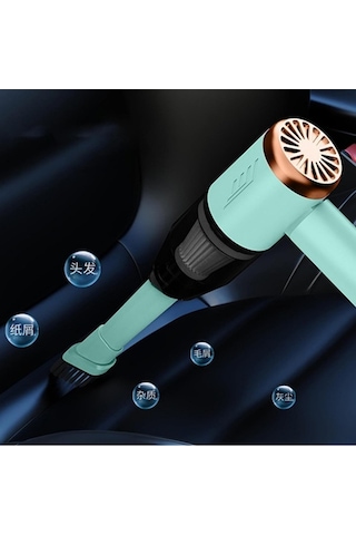 Dancemonkey Taşınabilir El Süpürgesi: Yüksek Güç, Turbo Fan, 2 Si 1 Arada, Ergonomik Tutma