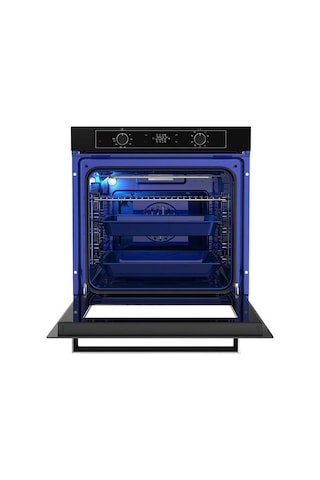 Luxell A68-SGF-OC88-DA6-835 Platinum Siyah Ankastre Set