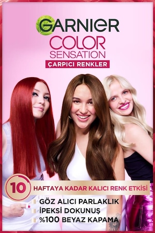 Garnier Çarpıcı Renkler S9 Küllü Altın Sarı Saç Boyası, Demikit 3600542630337-10623 Küllü Sarı