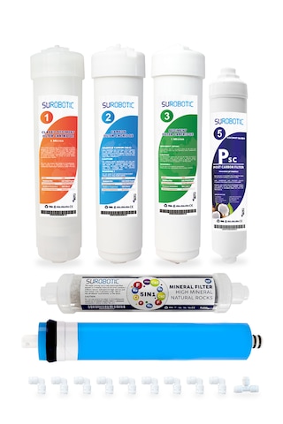 Kapalı Kasa Su Arıtma Cihazı Multimineral 6lı Filtre Seti Standar