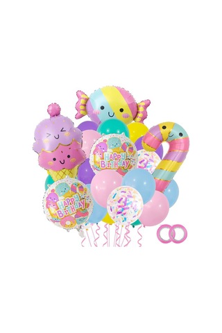 Doğum Günü Dekoratif Balon Seti Kolay Kurulum Etkinlik Tatil Dekorasyonu İçin Uzun Ömürlü Balonlar Çok Renkli