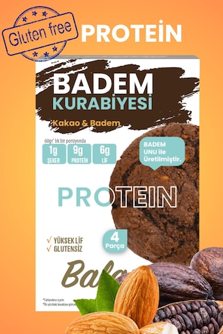 Balanu Proteinli Kakaolu Badem Kurabiyesi 240gr X3 Adet