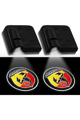 Abarth Logolu Mesafe Sensörlü Yeni Nesi Araçları Kapı Altı Led L