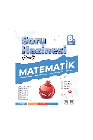 Nartest 8. Sınıf Prestij Matematik Soru Hazinesi Nartest 8. Sınıf Prestij Matematik Soru Hazinesi