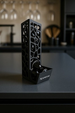Nespresso Modern Kahve Kapsül Tutucu Siyah Çok Renkli