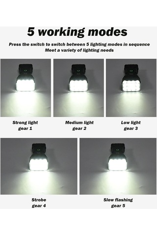 Uiowoo Bisiklet Şarjlı 12 Led Fener Kornalı Lcd Ikaz Lambası Işıldak Zil Su Geçirmez Gidon Siyah