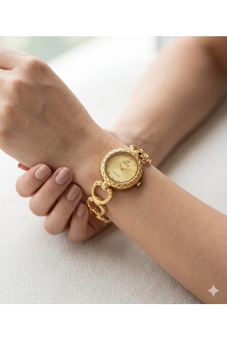 Polo Bayan Kol Saati Altın