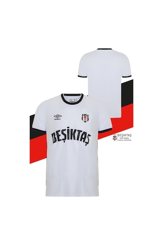 Beşiktaş Orijinal Lisanslı Nostalji Beyaz Çocuk Forma + Bileklik + Uçlu Kalem Set Hediyelik Ahşap Kutulu Beyaz - Kırmızı - Sarı