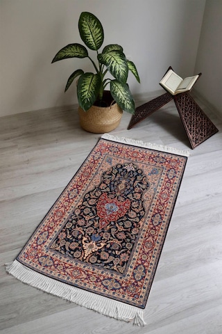 Dijital Baskı Kaymaz Tabanlı Yıkanabilir Püsküllü Seccade Scd0011 Renkli