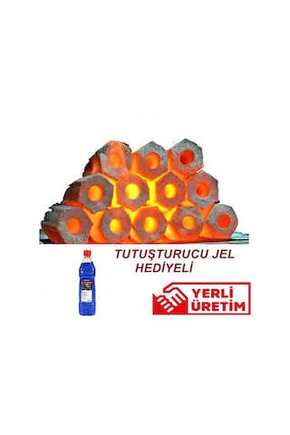Doğal Briket 10 Kg Pres Mangal Kömürü --Video Anlatımlı-- N11.157