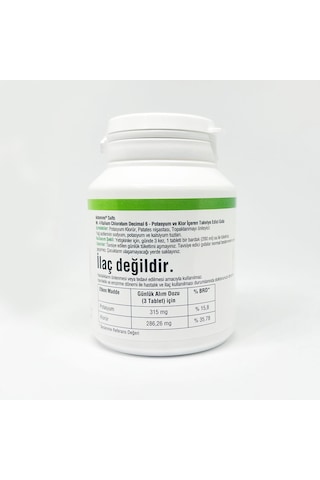 Schüssler Tuzları Actomins Nr 4 Kalium Chloratum 400 Tablet