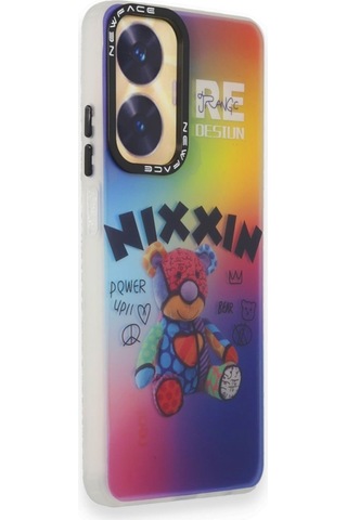 Realme C55 Kılıf Estoril Desenli Seri Silikon Kapak