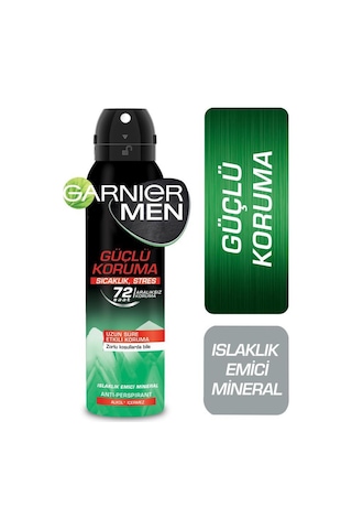 Garnier Men Güçlü Koruma Aerosol Erkek Sprey Deodorant 150 ML