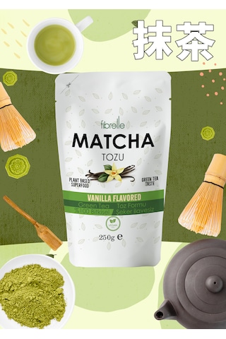 Fibrelle Matcha Vanilya Aromalı 250gr