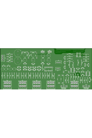 2.1 Stereo Subwoofer Ton Kontrol Preamplifier Devresi Kırmızı