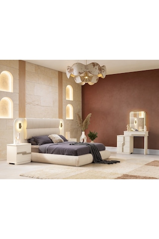 Kaş Mdf Bazalı Yatak Odası Takımı