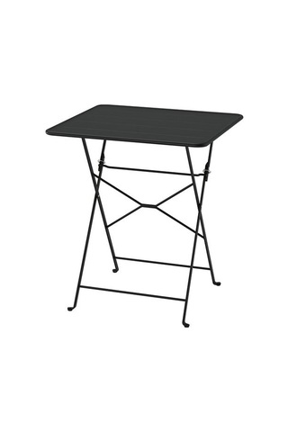 Ikea Sundsö Katlanabilir Masa, Antrasit, 65x65 Cm