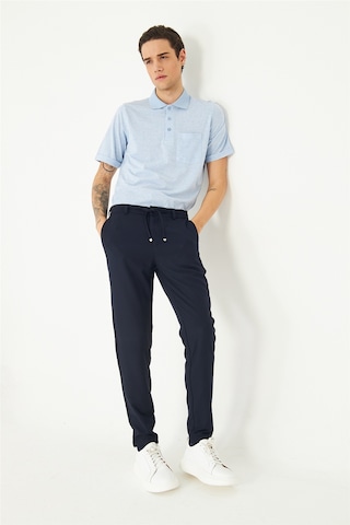White Stone Lacivert Modern Kesim Bağcıklı Smart Casual Jogger Pantolon Lacıvert
