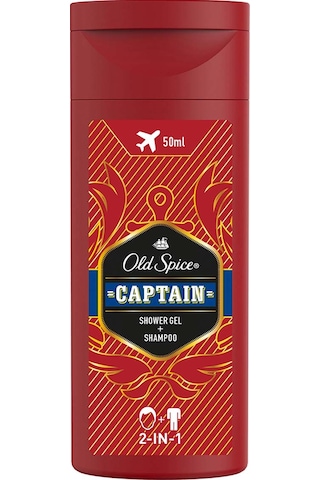 Old Spice Captain Duş Jeli ve Şampuan 50 ML