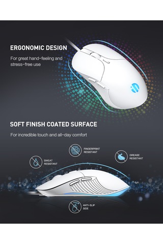 Inphıc B2 Rgb Aydınlatmalı Sessiz Kablolu Gaming Mouse