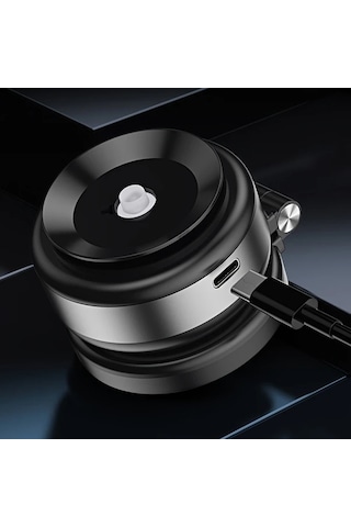 Motion003 Güçlü Çift Yönlü Emişli Manyetik Telefon Tutucu Abs Standı Simli Gri Çz16 Ofis Fitness Araba Için