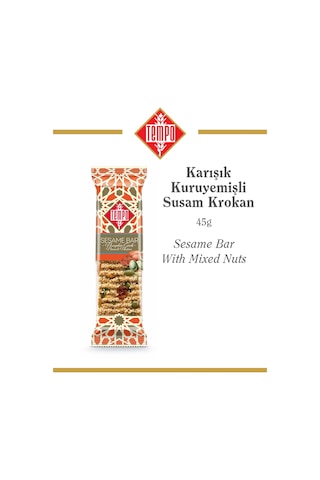 Karışık Kuruyemişli Susam Krokan 45 G X 12 Adet