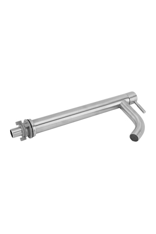 Hangfox Inox Mat Sertifikalı Tek Delik Lavabo Musluğu - Soğuk Su Kontrolü, Dayanıklı Ve Estetik Ev Tesisatı