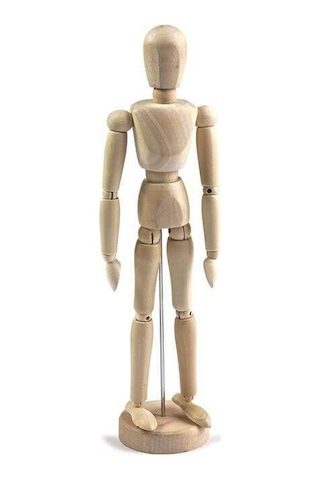 Lutart Ahşap Model Manken 20 Cm