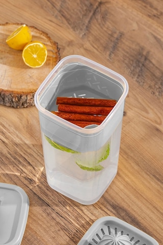 Porsima 06-1109 Detoks Sürahi & Limonluk Şeffaf 1,5 L - Gri