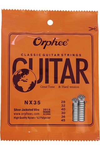 Orphe Nx35 Klasik Gitar Teli Takım Hard Tension Orphe Nx35 Klasik Gitar Teli Takım Hard Tension