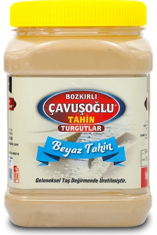 Az Kavrulmuş Beyaz Tahin Bozkır Tahini 930 Gr X 12 Adet