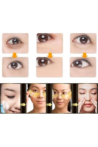 Kolojen Etkili Göz Altı Bakım Kırışıklık Şişlik Morluk Maske