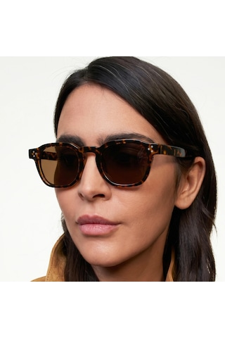 Filipe Leopar Unisex Güneş Gözlüğü Kahverengi