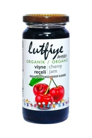 Lütfiye Organik Vişne Reçeli 280 G