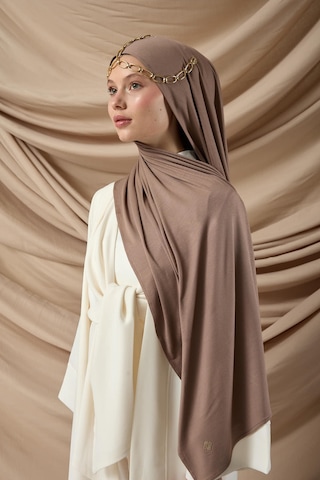Silk Home Premium Penye Şal 65002-09 Koyu Vizon Çok Renkli