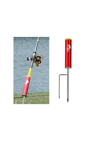 Suntek Olta Tutucu Açık Nehir Kıyısı Kıyı Kırmızısı