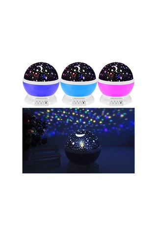 Dönen Master Gece Lambası Çok Renkli