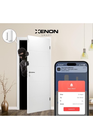 Xenon Smart  Wi-Fi + Bluetooth Destekli Akıllı Kapı ve Pencere Sensörü