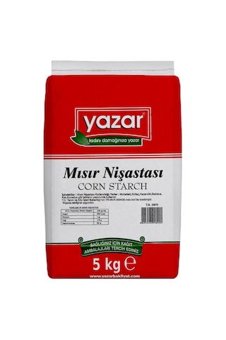 Yazar Mısır Nişastası 5 KG Yazar Mısır Nişastası 5 KG