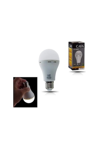 Cata 9w Şarjlı Led Ampul 10'lu Eko Paket