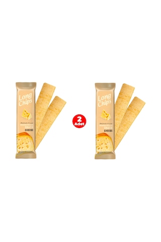 Long Chips Mashed Potato Snack Cheese Flavoured - Peynir Aromalı Patates Cipsi 2 Adet