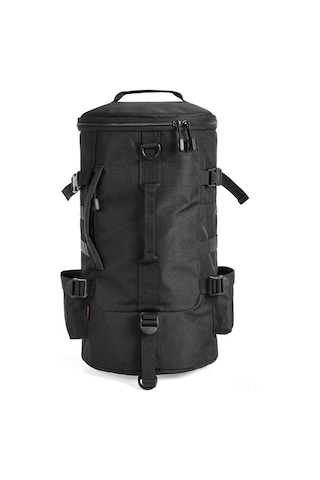 Jeehugo 23l Poliester Balıkçılık Sırt Çantası - Büyük Kapasite Ana Bölme, İki Yan Çubuğu Cepler, Molle Askılar Ve D Halka - Çok Yönlü Taşıma Seçenekleri