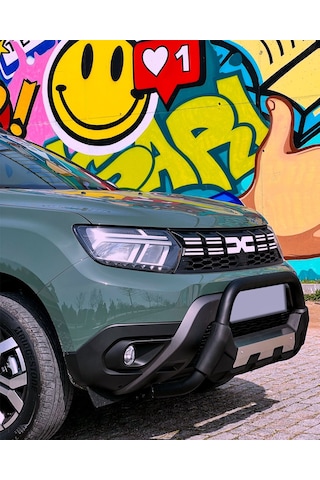 Türkmen Dacia Duster 2018 Sonrası Siyah Ön Koruma Amazon Model